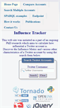 Mobile Screenshot of influencetracker.com